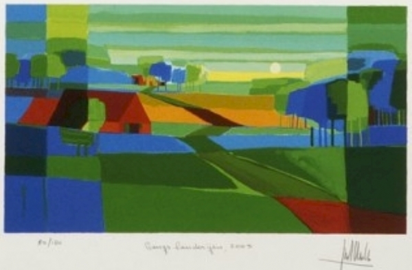 Schulten - Ton - Rood landschap 1994