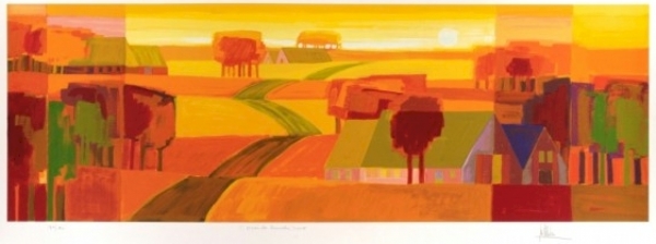 Schulten - Ton - Rood landschap 1994