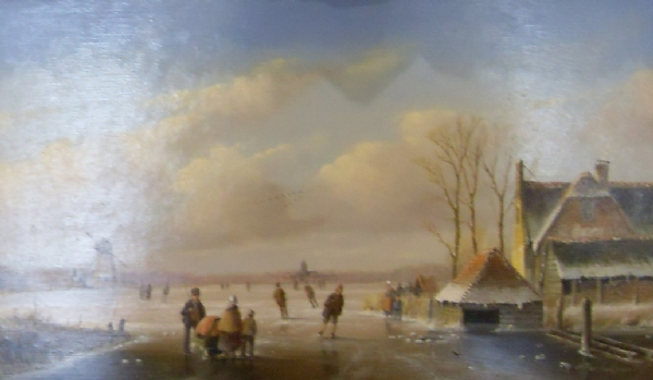 Herkelman - Albert - Hollands winterlandschap