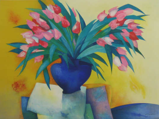 Gaveau - Claude - Tulip aux vase bleue